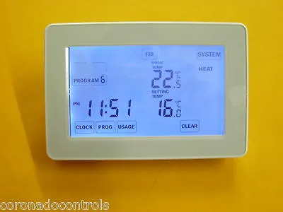 £32.99 • Buy Touch Screen Programmable Room Thermostat (cts-g)