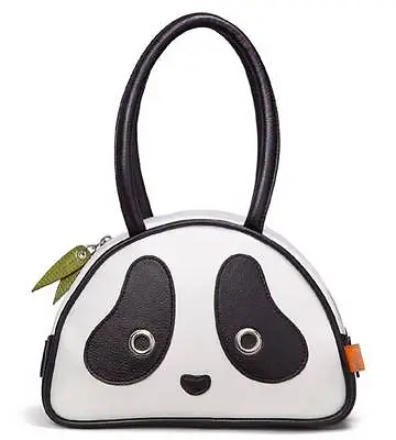 Panda SMALL Handbag MORN CREATIONS PANDARAMA Kung Fu Tote Purse Bag Cat Pouch • $29.99