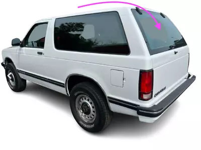 Fits: 1985-1991 Chevy S10 BlazerGMC S15Olds Brvada 2&4-Door Rear WindowGlass • $389