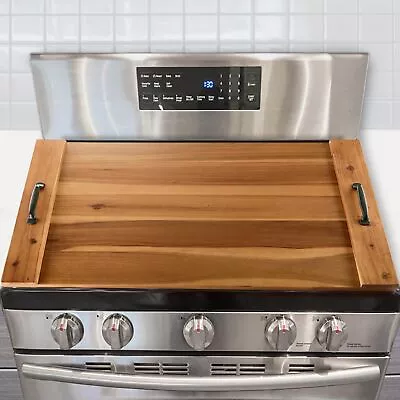 BLUEWEST Noodle Board Stove Cover Acacia Wood Stove Top Covers Board For Gas... • $88.59