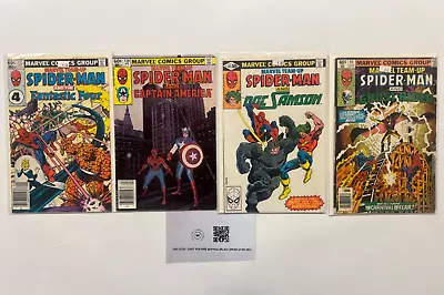 4 Marvel Team-Up Marvel Comic Books # 91 102 128 133 Thor Spiderman 58 SM10 • $2.99