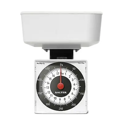 £6.26 • Buy Salter Dietary Mechanical Kitchen Scales 500g Capacity, Weigh In 5g Increments