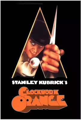 A CLOCKWORK ORANGE Movie POSTER 27 X 40 Malcolm McDowell Patrick Magee E • $24.95