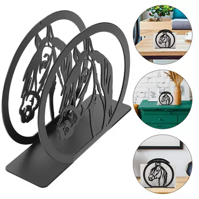 Retro Kitchen Napkin Holder Horse Design Black Paper Towel Dispenser-GG • £11.15