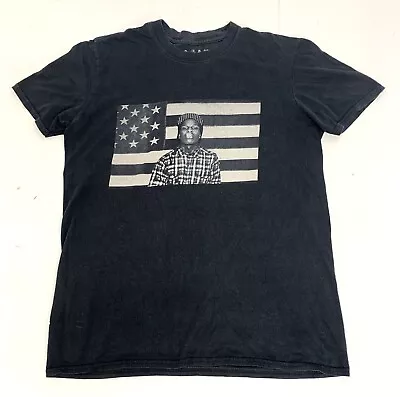 Asap Rocky Articles Of A$AP Hiphop Rap Graphic Print Black T-Shirt Size Small • £14.99