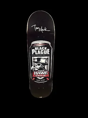 Tony Hawk Signed Autograph Birdhouse Black Plague Skateboard Deck Beckett Coa • $1409.15