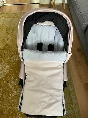 Babystyle Prestige 3 Pram / Buggy / Sleeper / Carseat System PINK 3 In 1 • £500