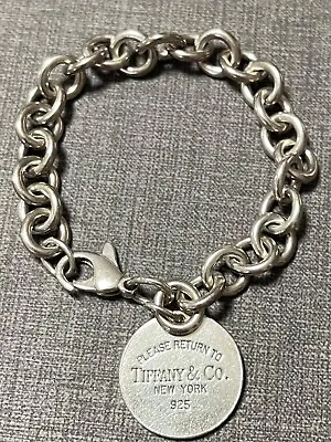 Tiffany & Co Return To New York 925 Silver  Bracelet 🩵 • $279