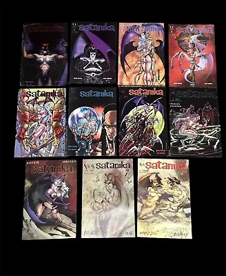 VEROTIK GOTH SATANIKA GLENN DANZIG BISLEY Volume 1-11 Comic Book Lot • $99.95