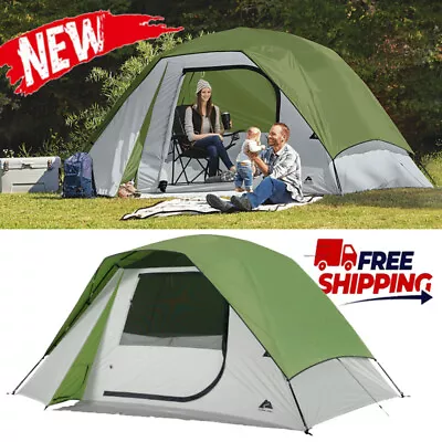 6-Person Instant Tent Outdoor Cabin Waterproof Family Dome Camping Tent Shelter • $82.95