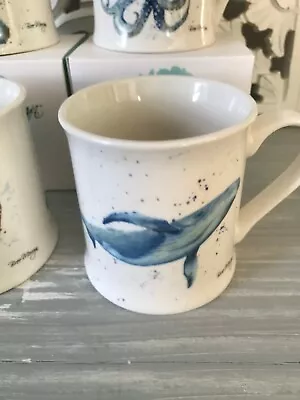 LAST ONE! Bree Merryn Whale Mug - Coastal - Nautical - Home Decor - Gift Present • £7.50