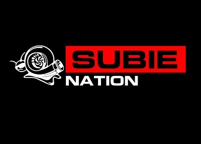 $8.50 • Buy SUBIE NATION Turbo Snail Vinyl Decal Sticker For Subaru Impreza Wrx Sti Forester
