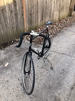 Great Road Bike Large Black Single Speed Fixie Black Mercier Very Good Condition • $180