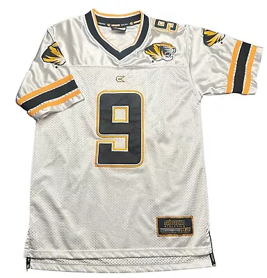 Lrg Youth/Unisex Missouri Tigers White Colosseum Athletics Football Jersey NCAA • $19.99