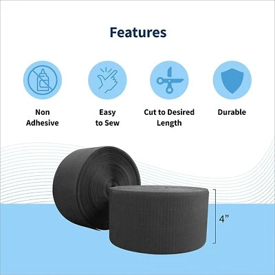 £28.71 • Buy Envirolite Hook Fastener | 4  Wide, 42' Long | Nylon Hook For Carpet Bonded Foam
