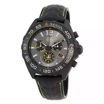 Tag Heuer Formula 1 X Senna Chronograph Quartz Grey Dial Men's Watch • $2120.80