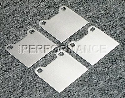 Titanium Brake Pad Shim Heat Shield Set For Maserati Spyder; 1983-1691 Rear • $118.99