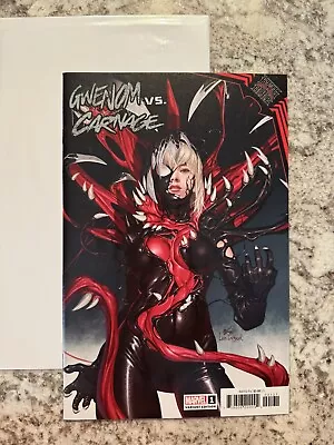 Gwenom Vs Carnage #1 (Marvel 2021) • 1:25 Inhyuk Lee Variant • King In Black • $50