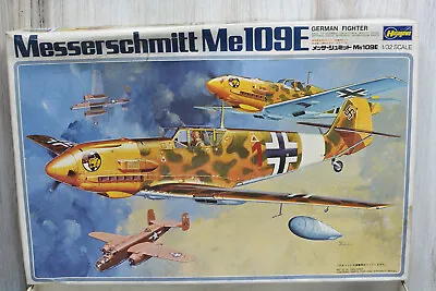 Hasegawa Messerschmitt Me109E 1/32 Me 109 Vintage Rare Model Kit S005:1300 (c4) • $30.95