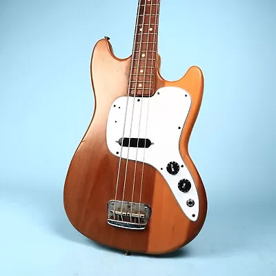 Vintage 1974 Fender Musicmaster Natural Bass Guitar • $1200