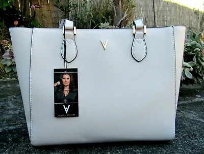 Vanessa Williams Off White Satchel Tote Handbag Lush Collection & Dust Bag NWT • $22.99