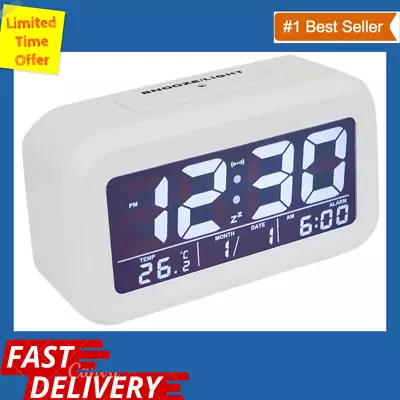 Alarm Clock Home Decor Bedroom Portable Lights Time Digital Multi Function • $9.89