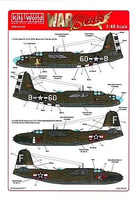 Kits World Decals 1/48 DOUGLAS A-20 HAVOC Mama Lou & Sweet Milk/Baby Doll • $12.99