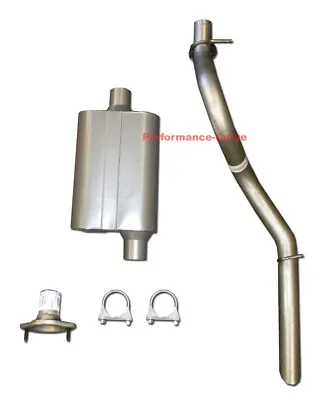 01 - 06 Jeep Wrangler 2.5 / 4.0 Exhaust W/ Performance Muffler • $139.95