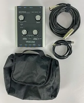 Tascam US-122MKII USB 2.0 Audio-MIDI Interface With Cables And Pouch Case • $59.97