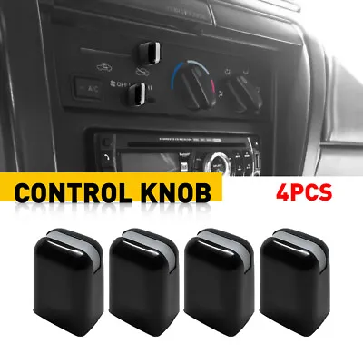 4X Rear Radio Volume Control Knobs For 1981-1993 TOYOTA LAND CRUISER Black Parts • $11.99