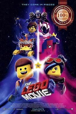 The Lego Movie 2 Part Two 2019 Official Cinema Movie Film Print Premium Poster • $119.95