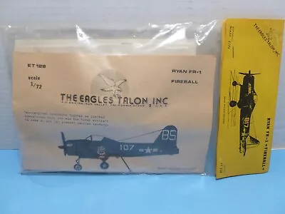 The Eagles Talon 1/72 Vacuform Ryan Fr-1 Fireball • $15