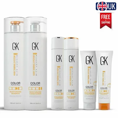 GK HAIR Women Men Moisturizing Shampoo And Conditioner Dry Damage Curly Frizzy • £150.48
