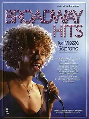 Broadway Hits For Mezzo Soprano (English) Paperback Book • $18.98