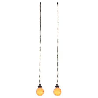  2 Pcs Chandelier Chain Fan Pulls Extender Light Pendant Household • £9.45