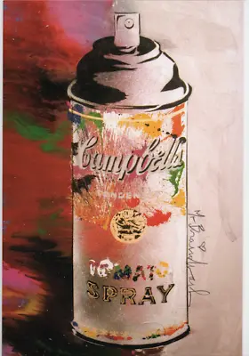 Mr Brainwash Warhol Spray Can Promotional Post Card Print Show Card • $21.95