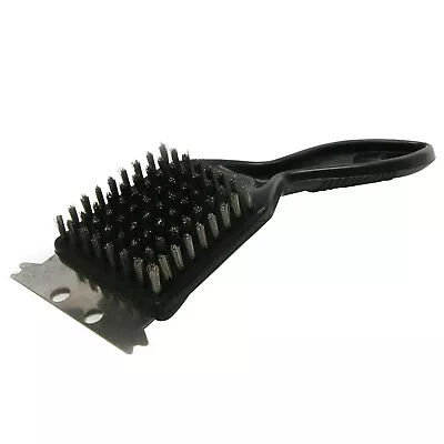 Outdoor Home BBQ Handle Cleaning Brushes Barbecue Steel Grill Cooking Brush • $6.15
