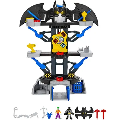 Imaginext DC Super Friends Batman Playset Transforming Batcave New Kids Toy • £69.99