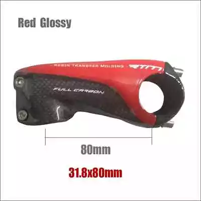 Ultralight Full Carbon Road Bike Stem 80/90/100/110mm Bicycle Parts Matte • $73