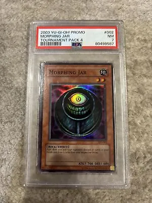 Yugioh Tp4-002 Morphing Jar Super Rare Holo Foil Psa 7 Nm #68523731 • $225