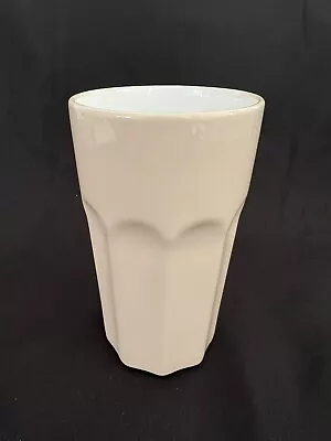 IKEA POKAL 12011 Beige Ceramic Milkshake 16 Oz Tumbler Discontinued Item • $14.99