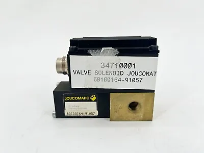 New Joucomatic 60100164-91057 Mini Sentronic Solenoid Valve 24V 0-6bar • $400.50
