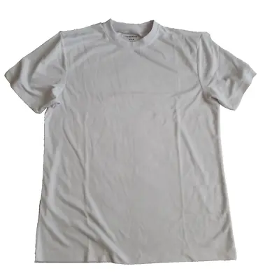 Charles Wilson Men's Sports Crew Neck T-Shirt White Size Medium • £4.99