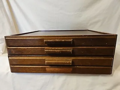 Vintage Talens Rembrant Aquarelle Wooden Paint Box 4 Drawers Numbered For Paints • $159