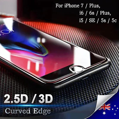 $2.50 • Buy IPhone 7,6,S,Plus,5 C SE, 2.5D/ 3D Tempered Glass Mobile Screen Protector