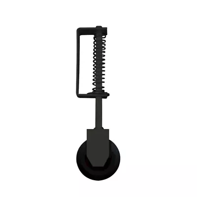 £24.95 • Buy Gate Wheel Spring Loaded BLACK Garden Heavy Duty Sliding Caster For Gate 368mm