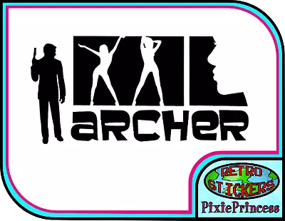 £3.05 • Buy Archer ISIS A Vinyl Sticker Laptop Car Van Bike Truck Wall Poster Window Decal