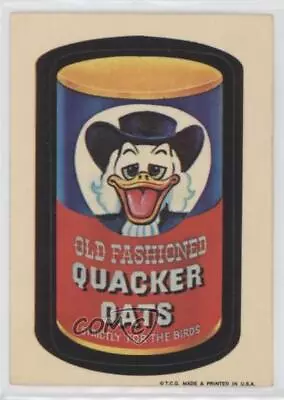 1973 Topps Wacky Packages Series 1 White Back Quacker Oats #QUAC 1i7 • $17.49