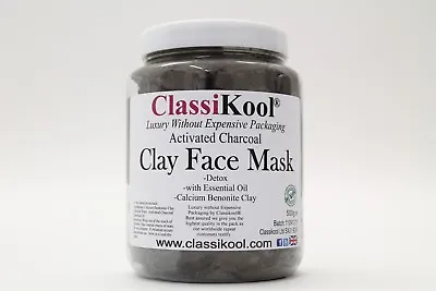 Classikool [Activated Charcoal Bentonite Clay Face Mask]: Essential Oil Choice • £10.99