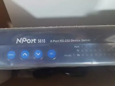 MOXA NPort 5610-8 Port RS-232 Device Server Without Any Accessories • $350